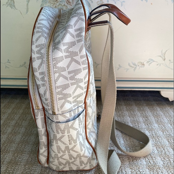 Michael Kor\'s Tan/Cream Backpack